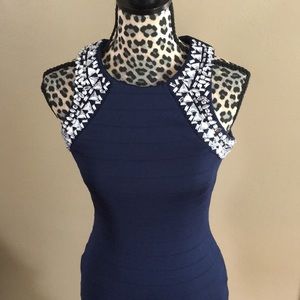 Sequin Hearts Dresses - Navy Blue Semi-Formal Dress Sequin Hearts Dresses - Navy Blue Semi-Formal Dress